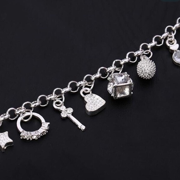 LAST ONE‼️ 925 Sterling Silver Charm Bracelet - Picture 8 of 9